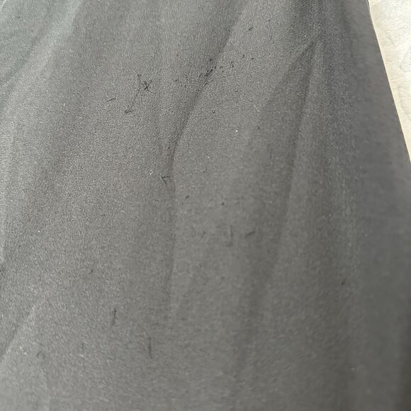 Eileen Fisher Silk Shift Dress Medium Black Minimal Timeless Sophisticated Sleek - Picture 4 of 11